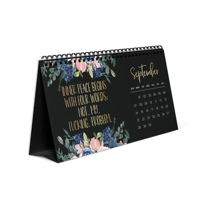 Desk Calendar - 2025 new Calendar for Tired-Ass Women